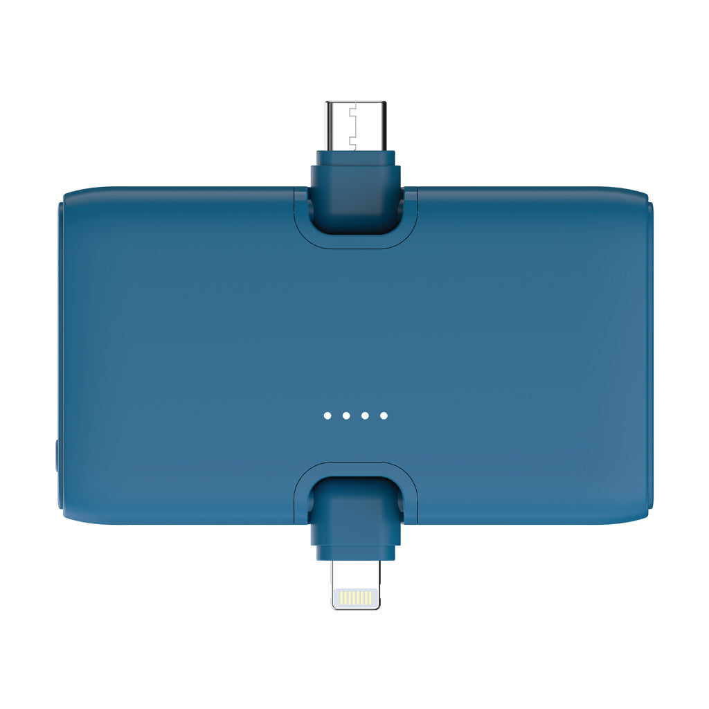 Urban Vitamin Los Angeles 20W Powerbank aus RCS rec. Plastik – blau
