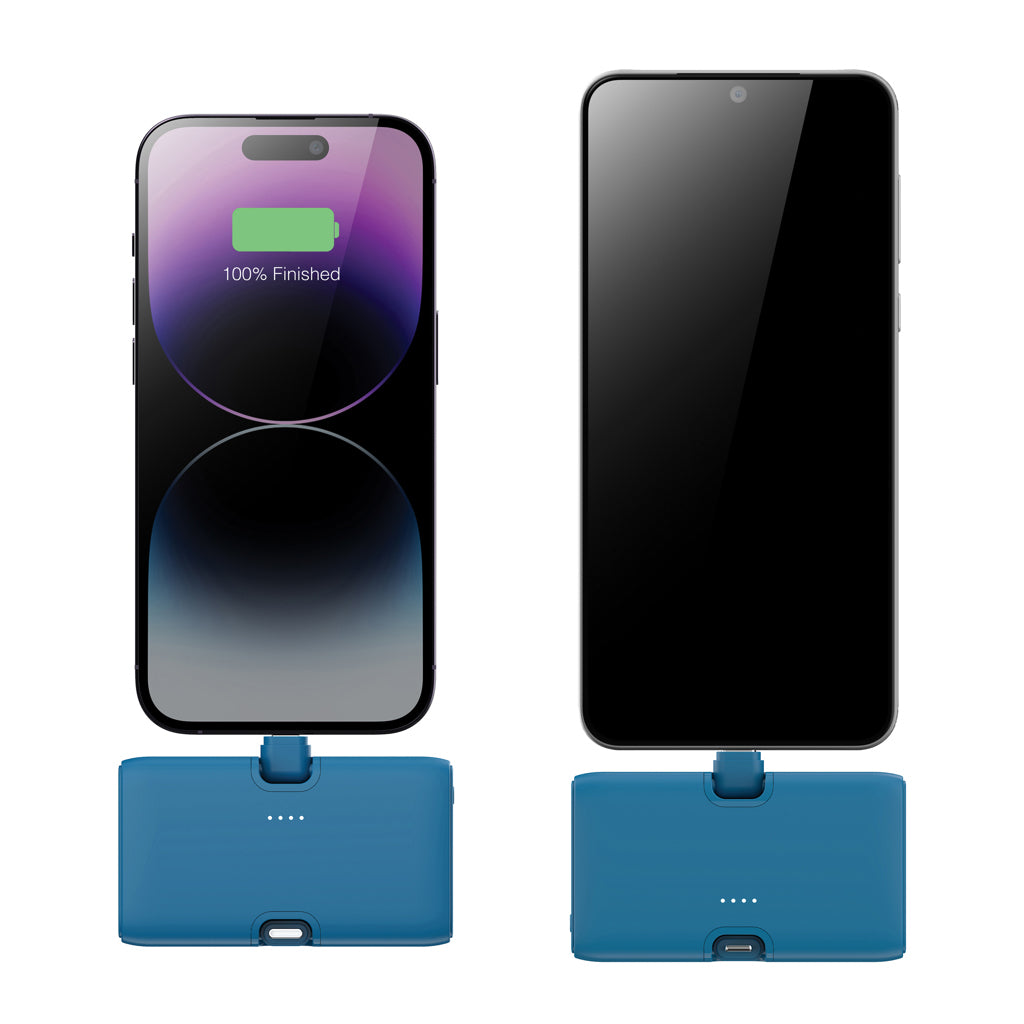 Urban Vitamin Los Angeles 20W Powerbank aus RCS rec. Plastik – blau