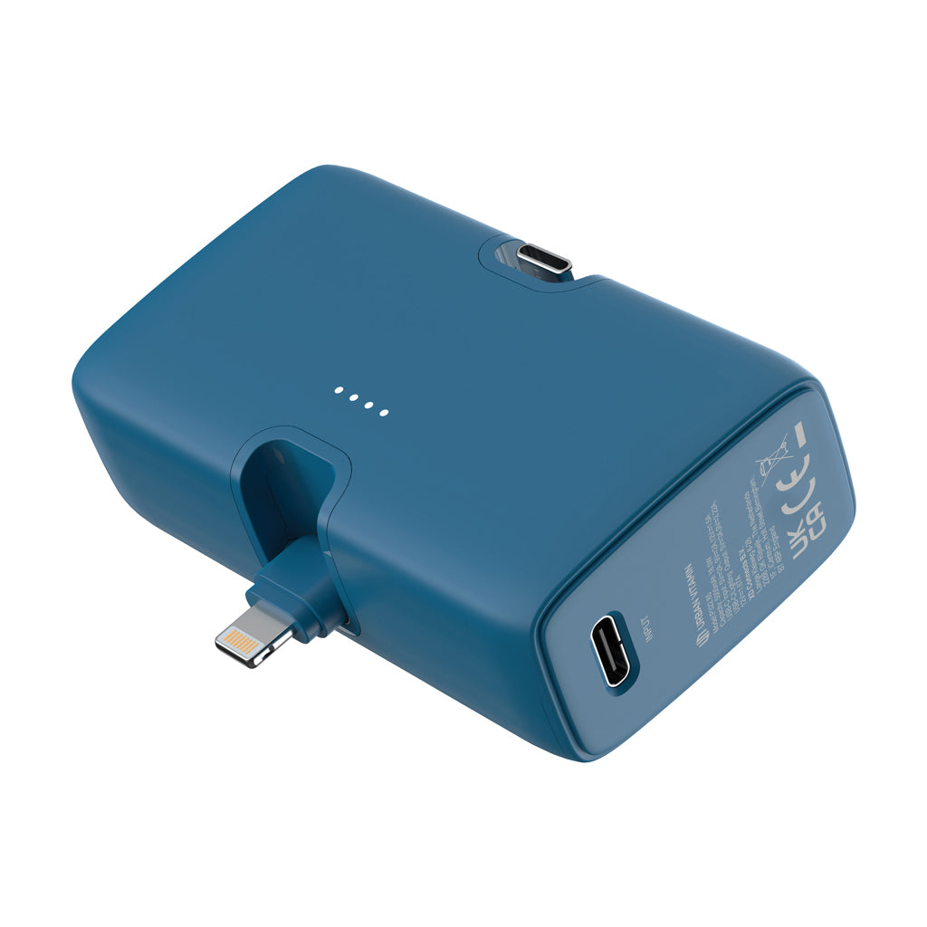 Urban Vitamin Los Angeles 20W Powerbank aus RCS rec. Plastik – blau