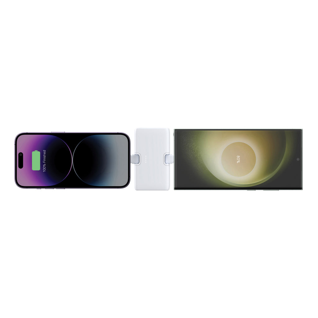Urban Vitamin Los Angeles 20W Powerbank aus RCS rec. Plastik – weiß