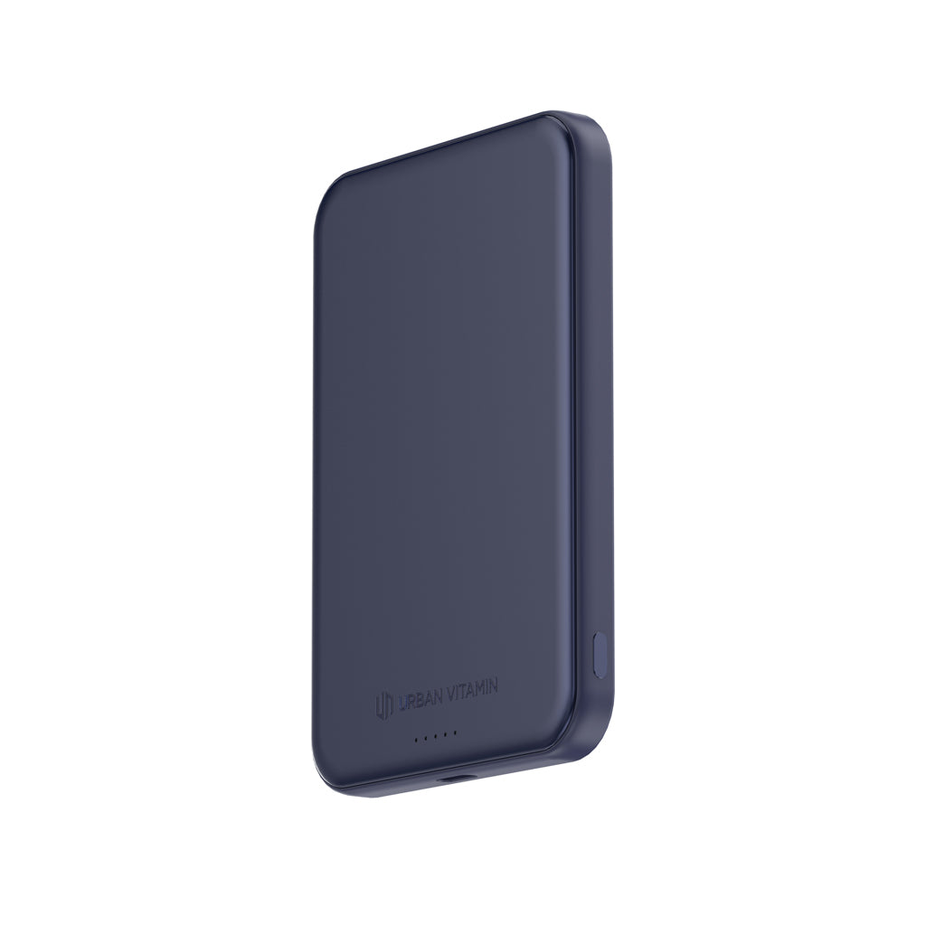 Urban Vitamin Pomona 5000mAh Qi2.2 25W magnetische Powerbank – blau