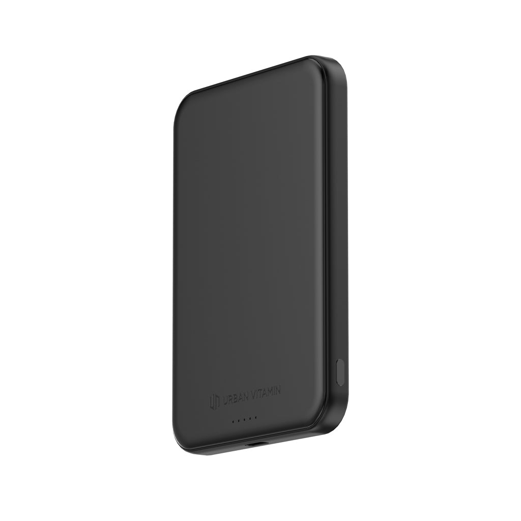 Urban Vitamin Pomona 5000mAh Qi2.2 25W magnetische Powerbank – schwarz