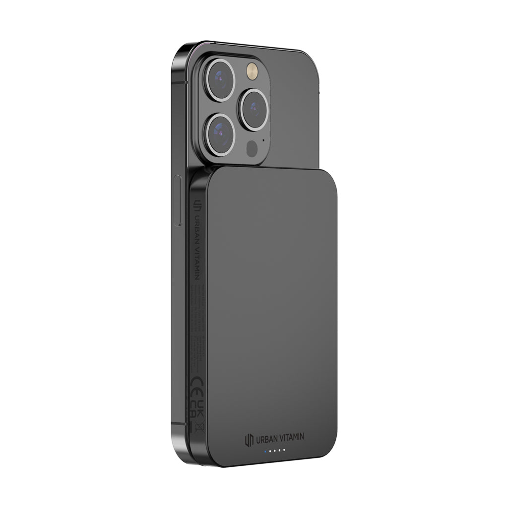 Urban Vitamin Richmond 5000mAh Powerbank aus RCS Plastik/Alu – schwarz