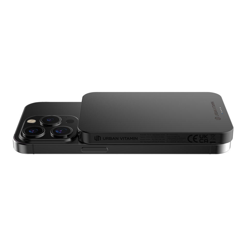 Urban Vitamin Richmond 5000mAh Powerbank aus RCS Plastik/Alu – schwarz