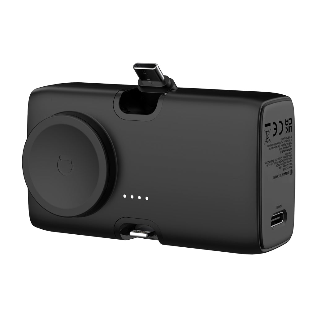 Urban Vitamin San Diego 20W PD RCS Powerbank & WatchCharger – schwarz