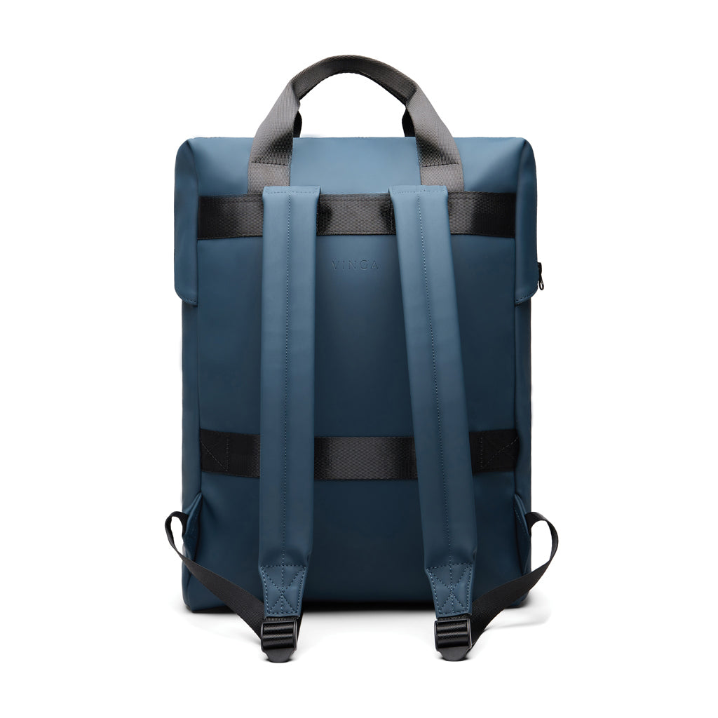 VINGA Baltimore RCS Tote Rucksack – navy blau