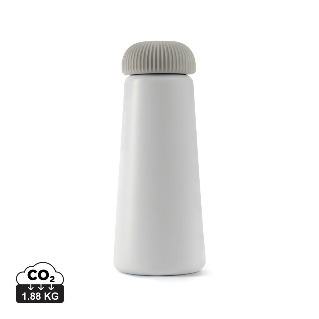 VINGA Erie 450ml Vakuumflasche aus RCS recyceltem Stahl – weiß