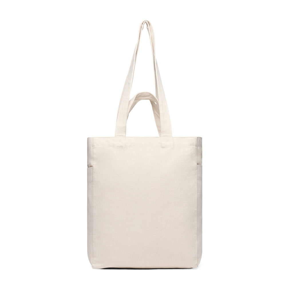 VINGA Hilo AWARE™ Tasche mit Reißverschluss aus rec. Canvas – off white