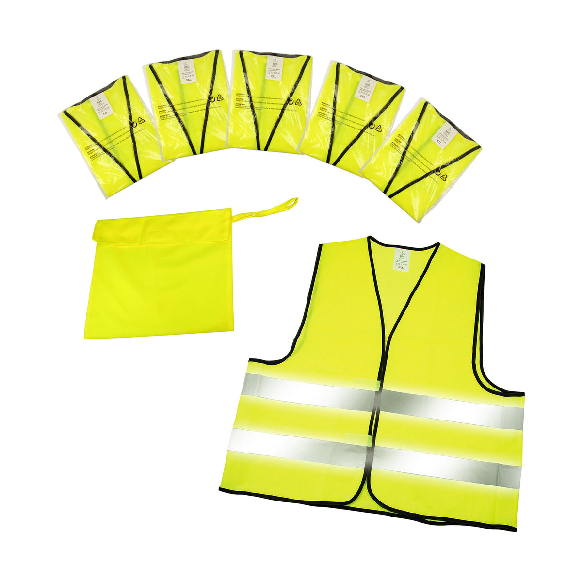Warnweste „Standard“ 5er Set im Etui