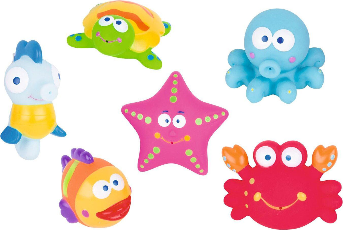 Wasserspritztiere Meer mit Krabbe und Seestern von goki – Ansicht