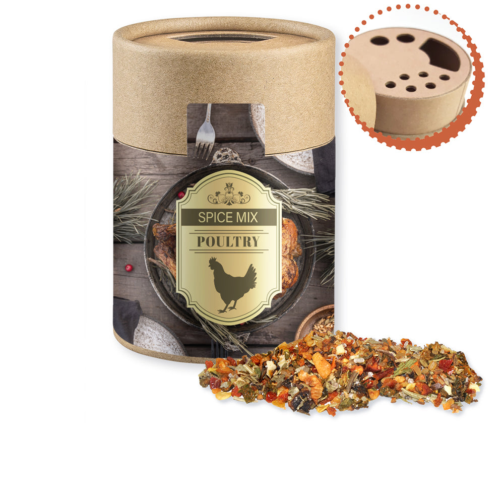 Weihnachtsgewürz im Papierstreuer Midi – Weihnachts Gewürzmischung Geflügel, ca. 60 g