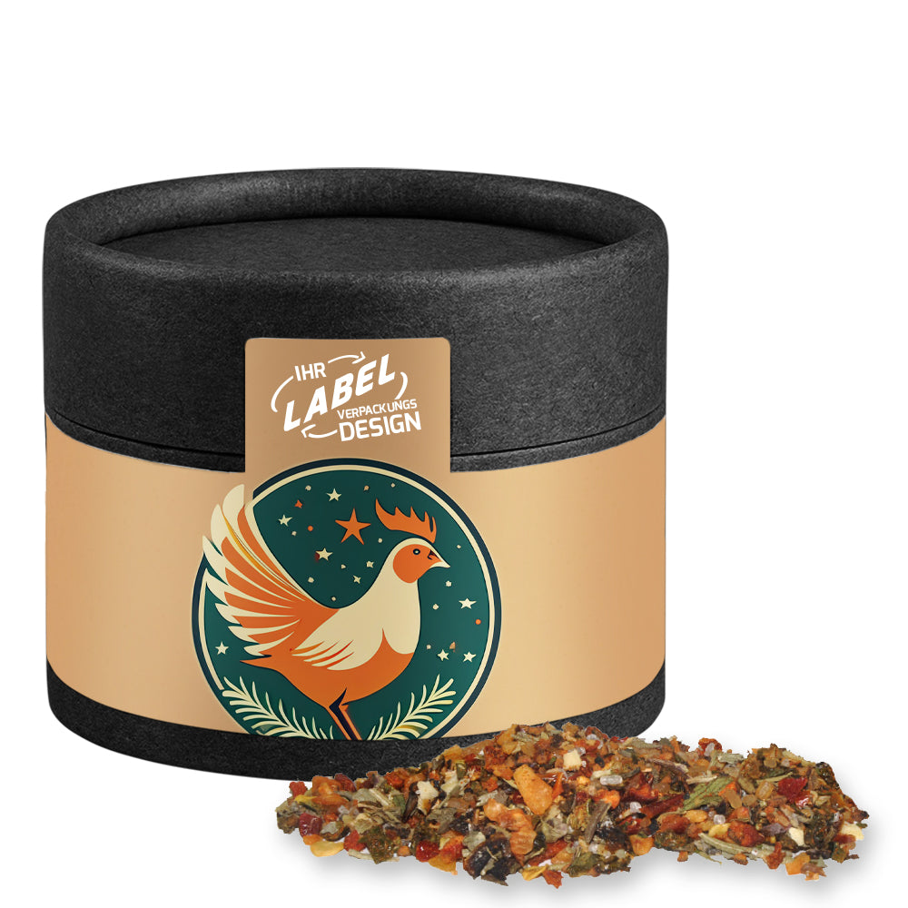 Weihnachtsgewürze in der schwarzen Mini Dose – Weihnachts Gewürzmischung Geflügel, ca. 30 g