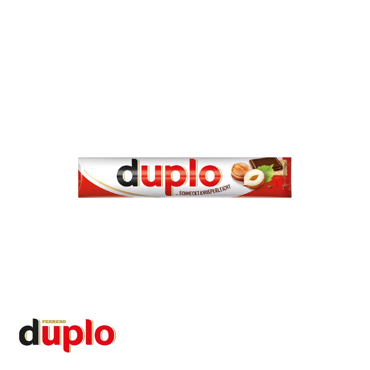 Werbekarte Weihnachtsbaum mit duplo Riegel