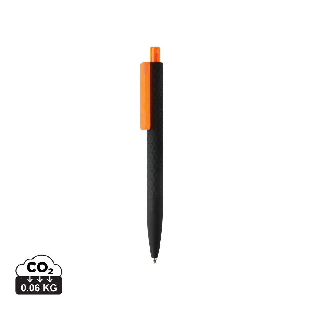 X3-Black mit Smooth-Touch aus RCS recyceltem ABS – orange