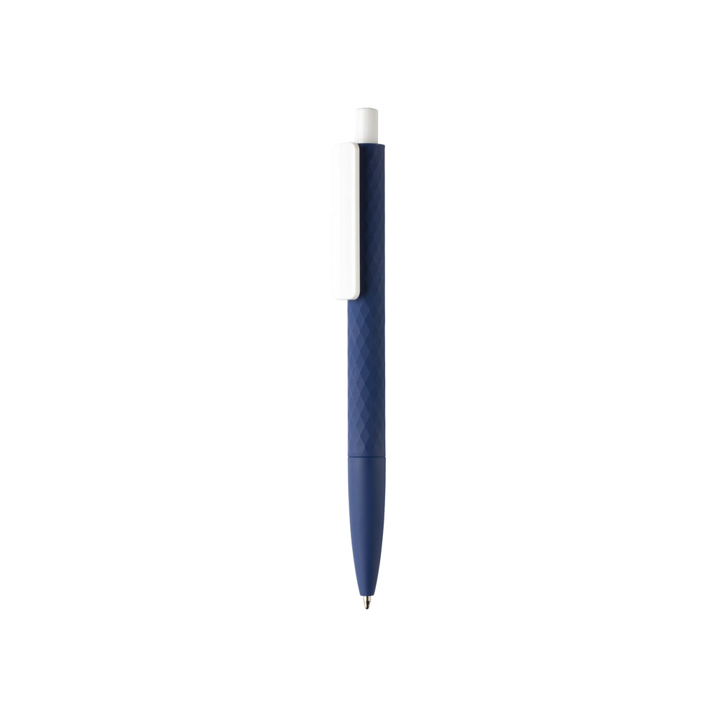 X3-Stift mit Smooth-Touch aus RCS recyceltem ABS – navy blau
