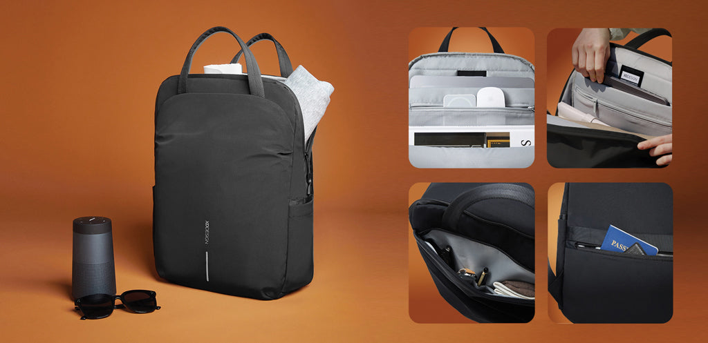 XD Design Soft Tote Rucksack – schwarz