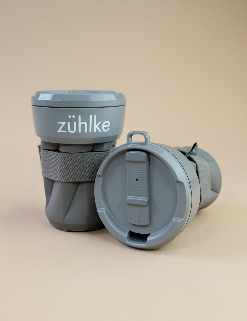Faltbare Silikonbecher für Zühlke Engineering