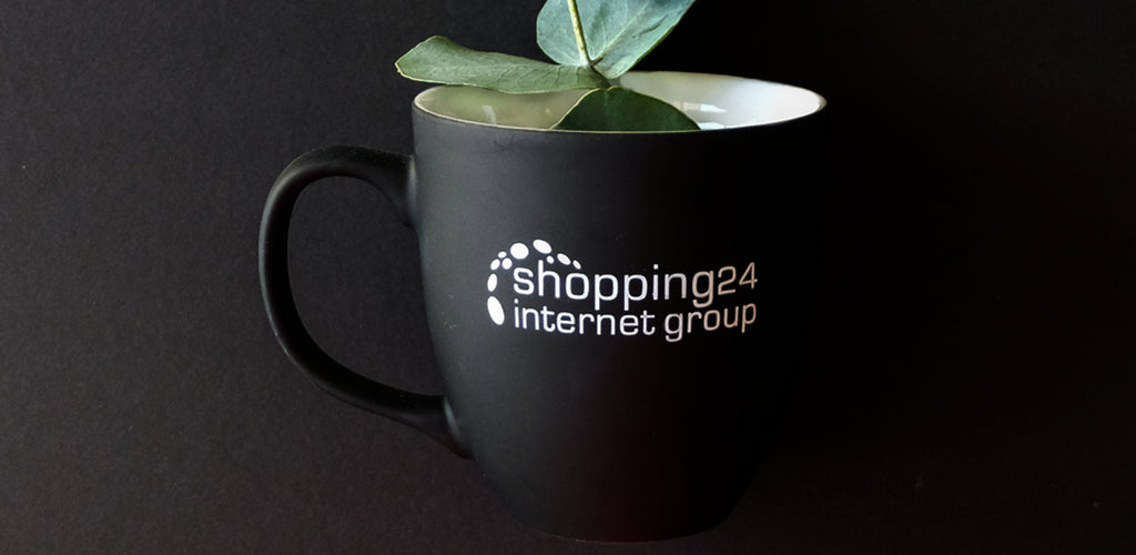 shopping24 - Jumbo Kaffeebecher aus Porzellan