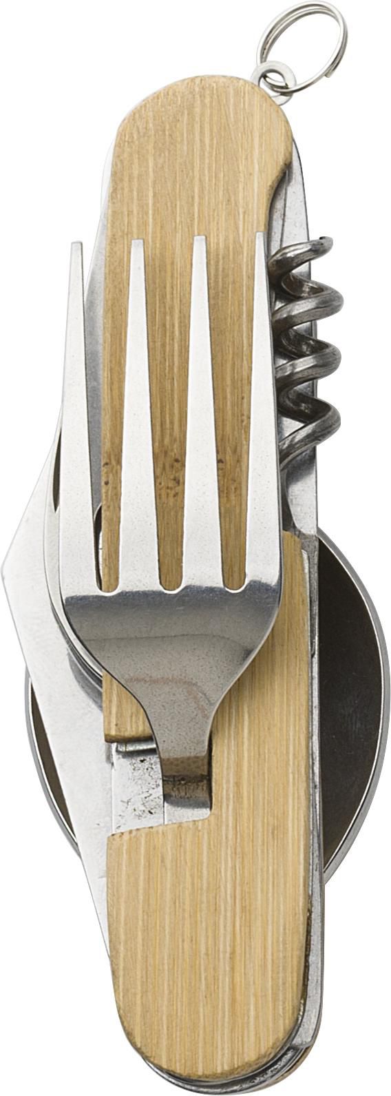 Besteck Set Ainsley, Bambus, 6 in 1