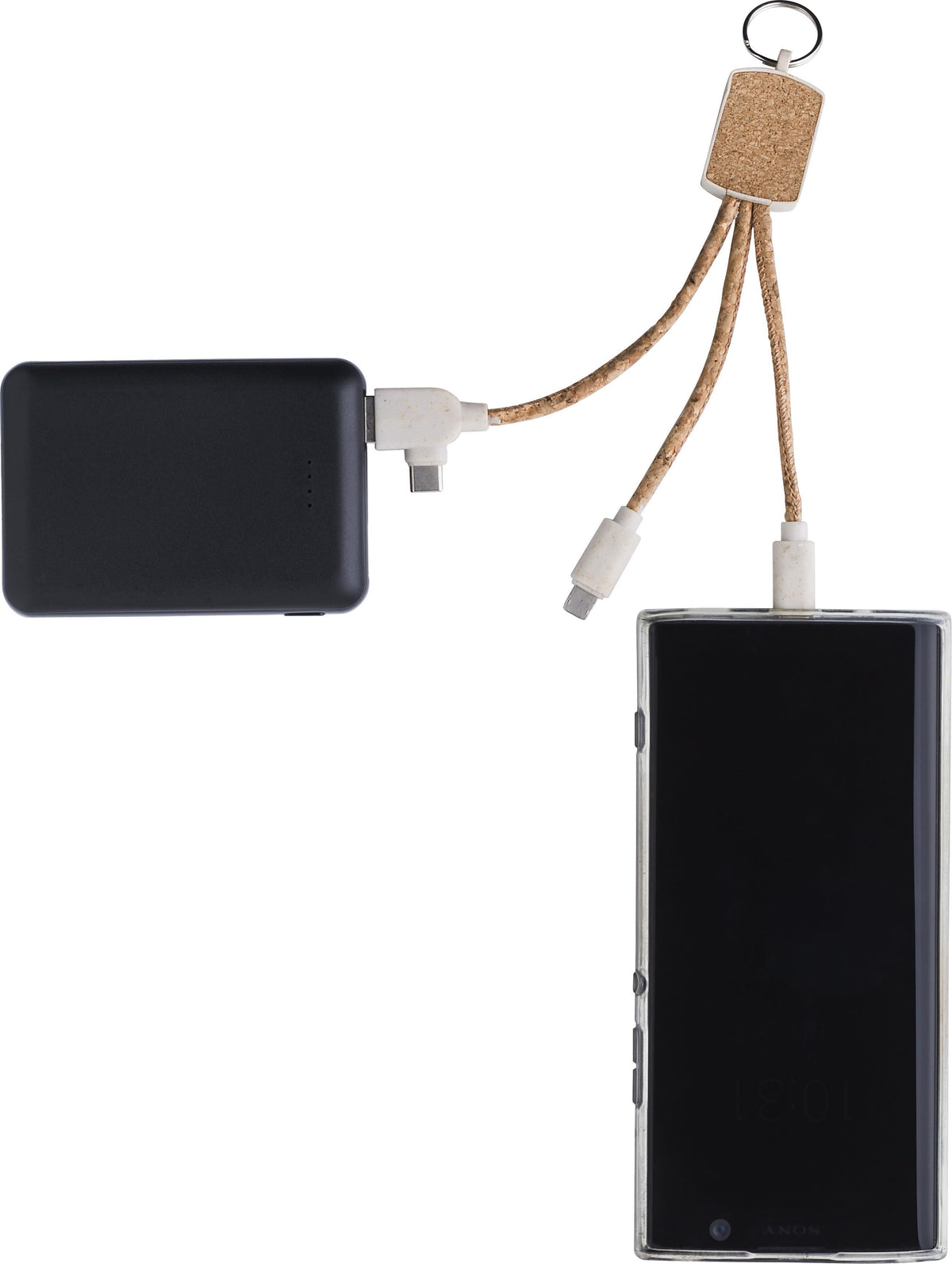 Ladekabel Landry, Schlüsselanhänger, Kork