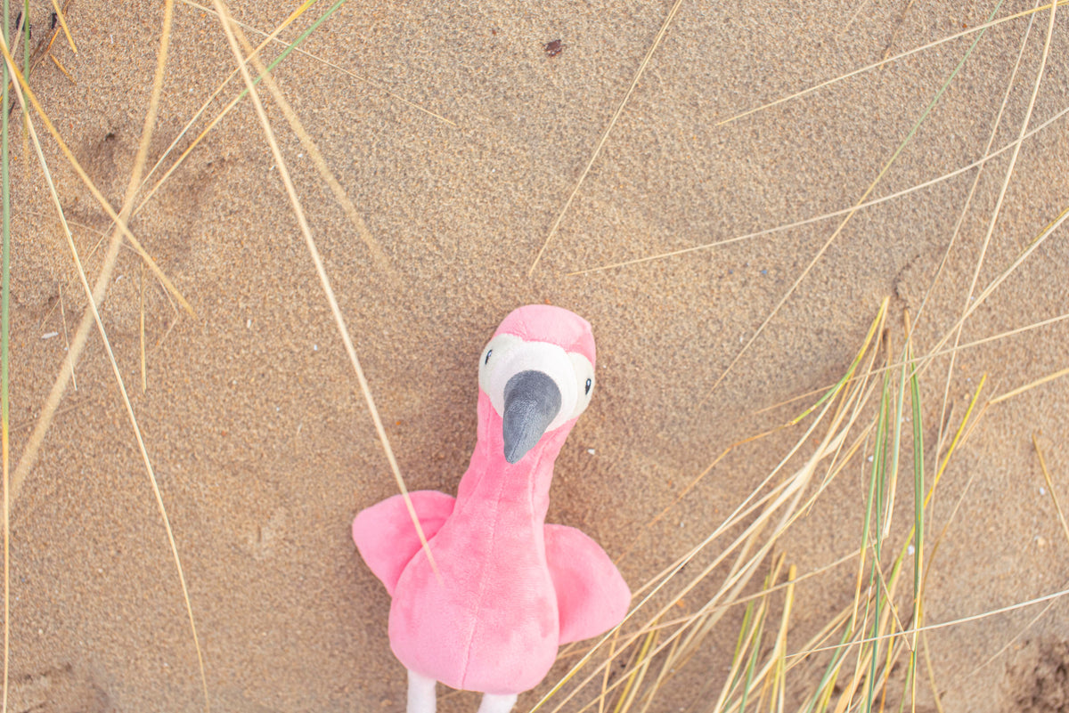 Plüschflamingo Alicia, 18 cm