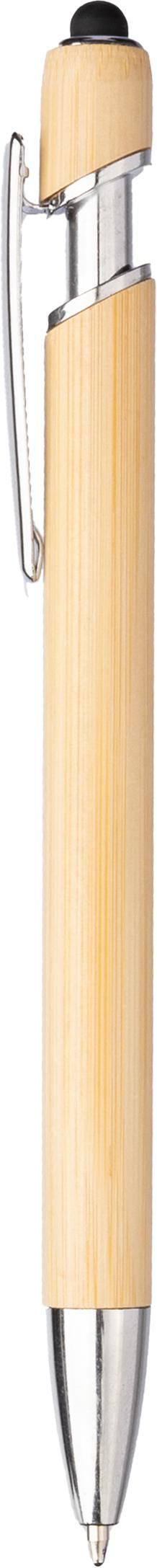 Kugelschreiber Manuela, Bambus, Stylus