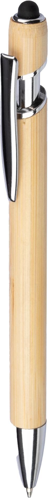 Kugelschreiber Manuela, Bambus, Stylus