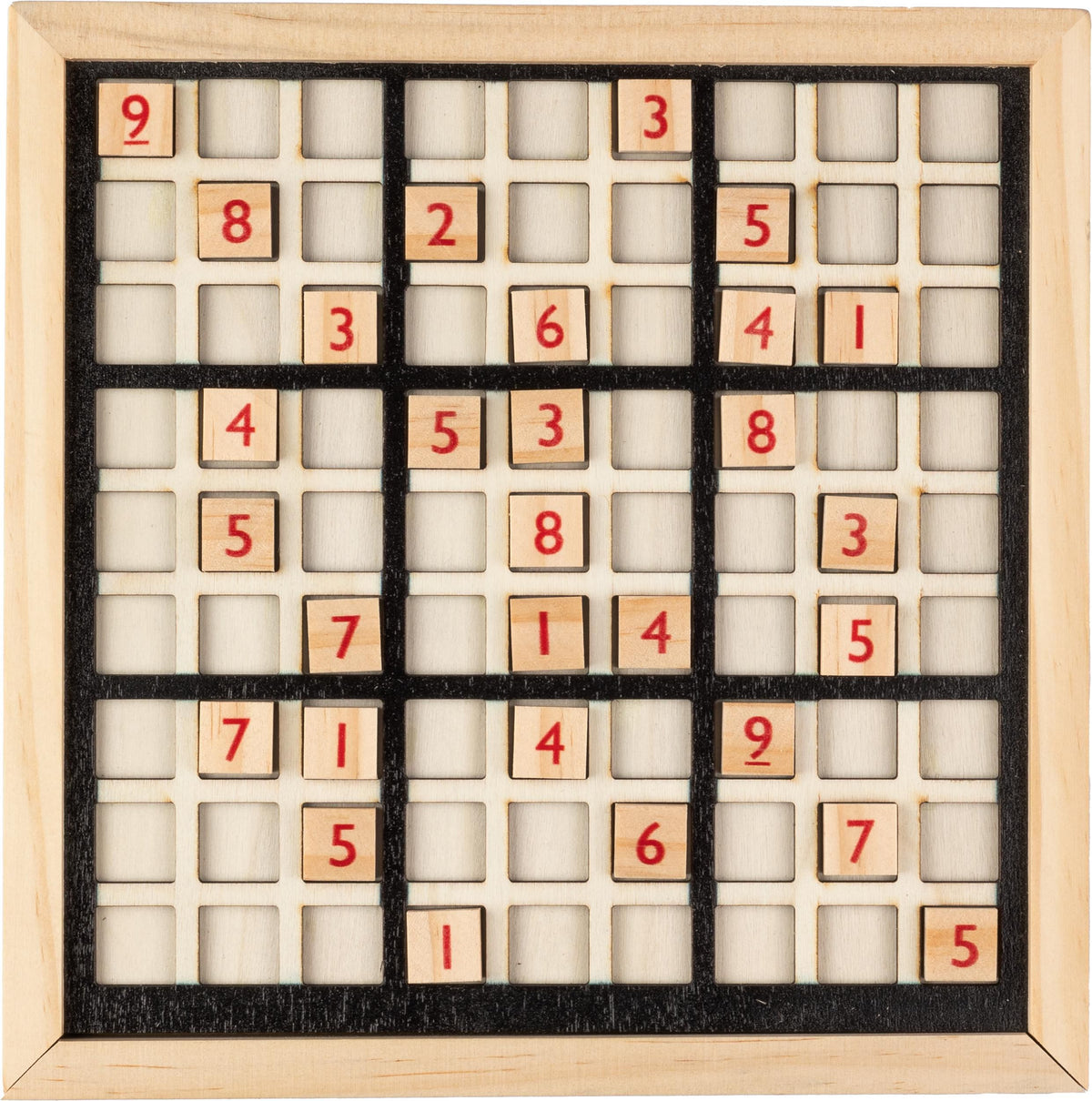 Sudoku Spiel Christa, Holz