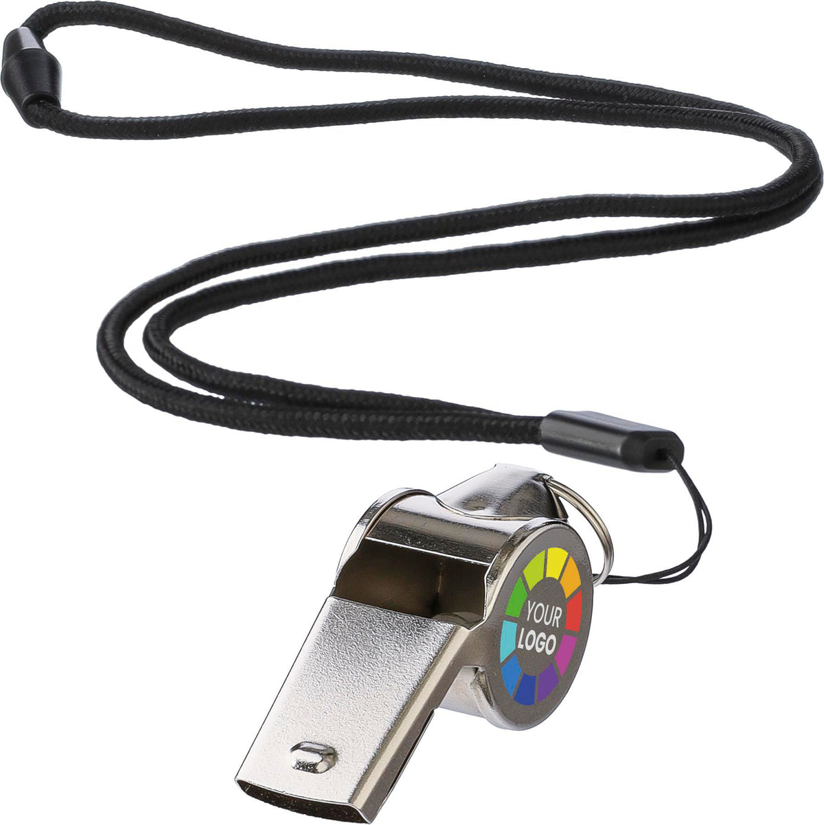 Pfeife Rebecca, Metall, Polyesterkordel