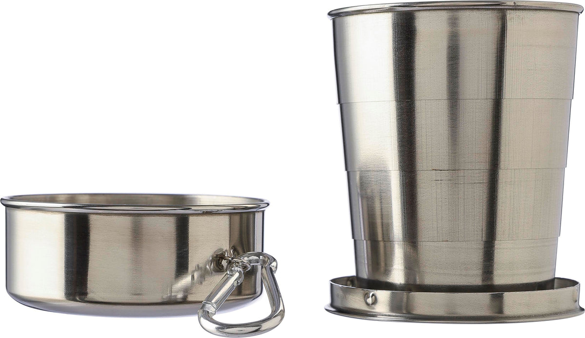 Faltbecher Annette, Edelstahl 304, 220 ml