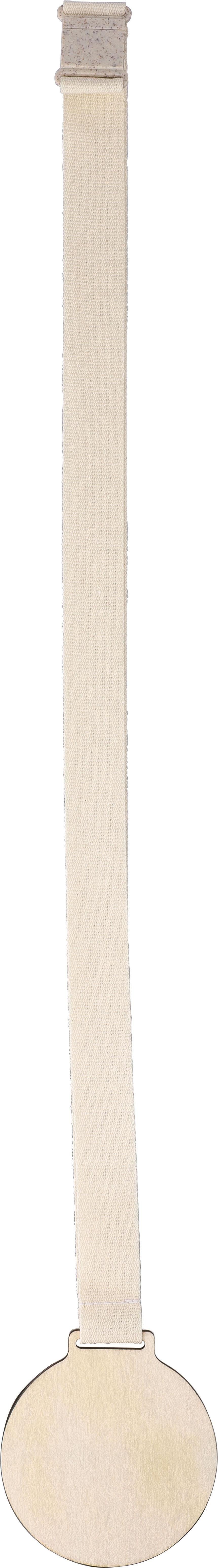 Medaille Koa, Holz