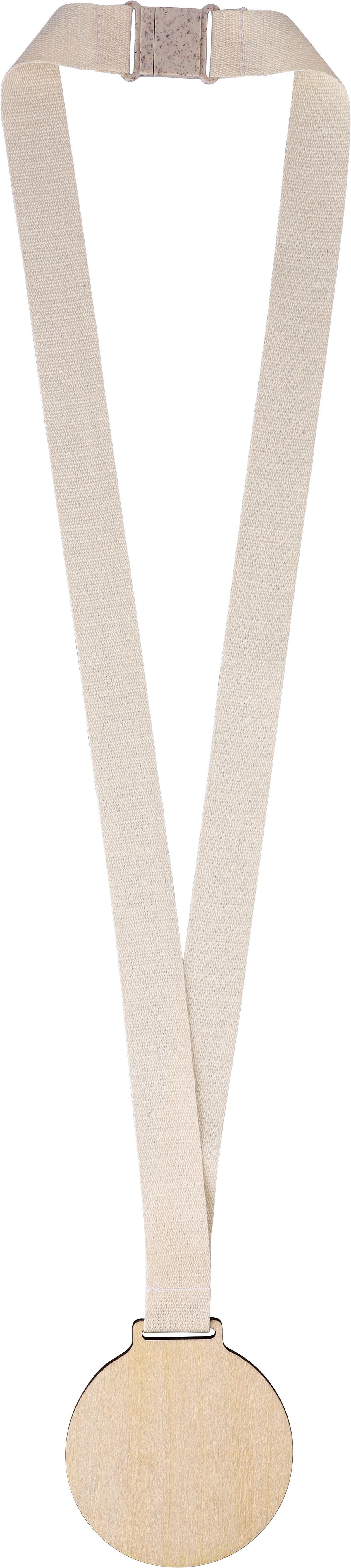 Medaille Koa, Holz