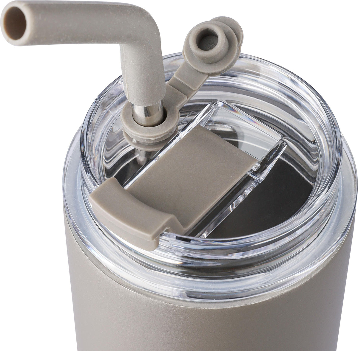 Doppelwandige Flasche Omari, 500 ml, Zwei Deckel