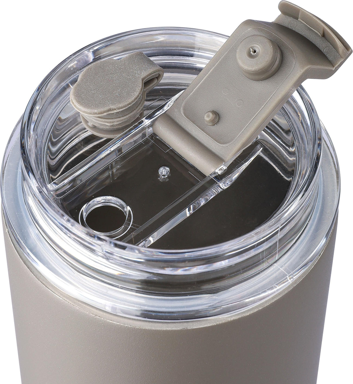 Doppelwandige Flasche Omari, 500 ml, Zwei Deckel