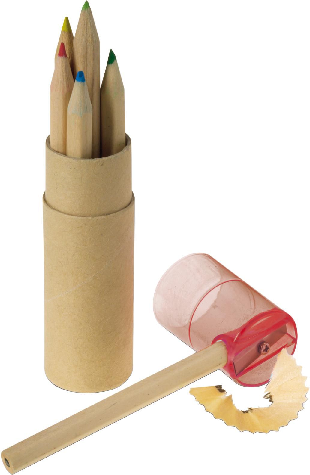 Buntstift Set Libbie, Karton, 6 teilig