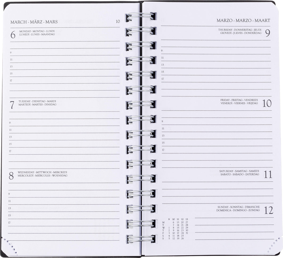 Kalender Sam, Papier, Taschenformat