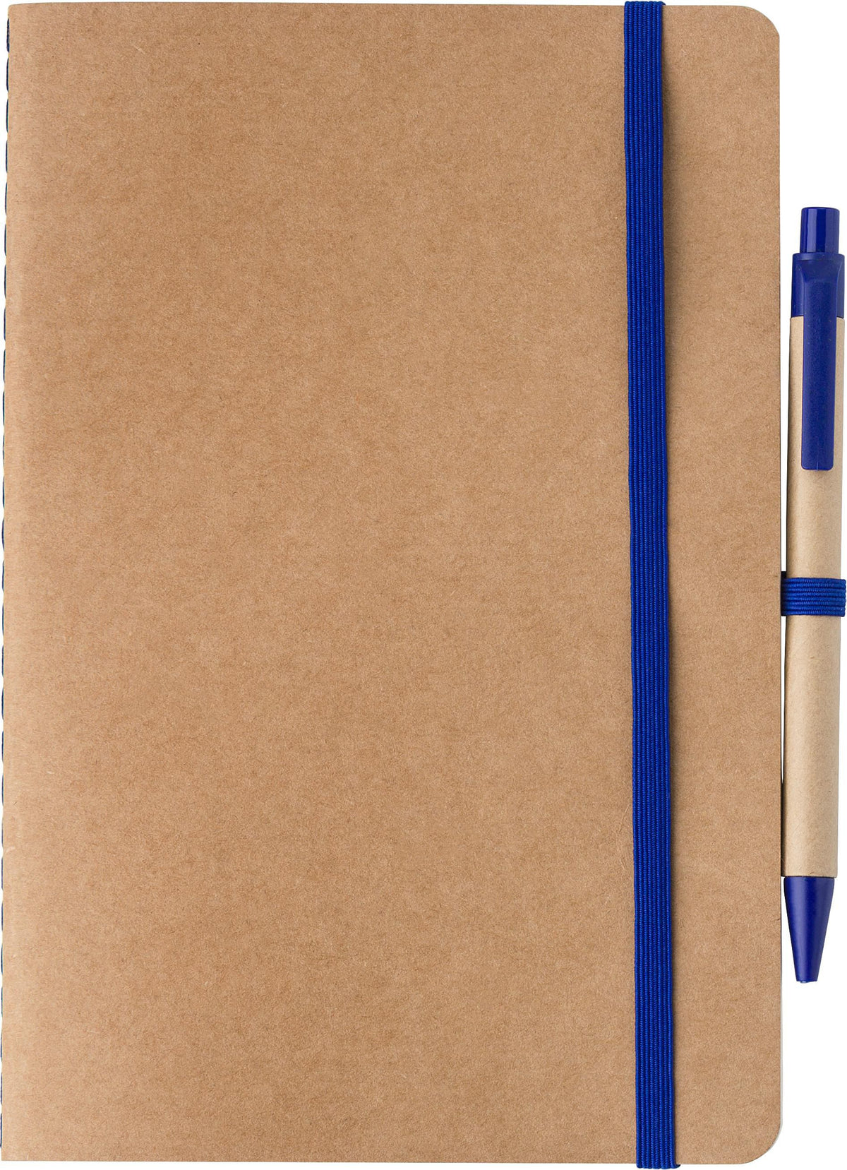Notizbuch Theodore, Karton, A5, Blanko, Mit Stift