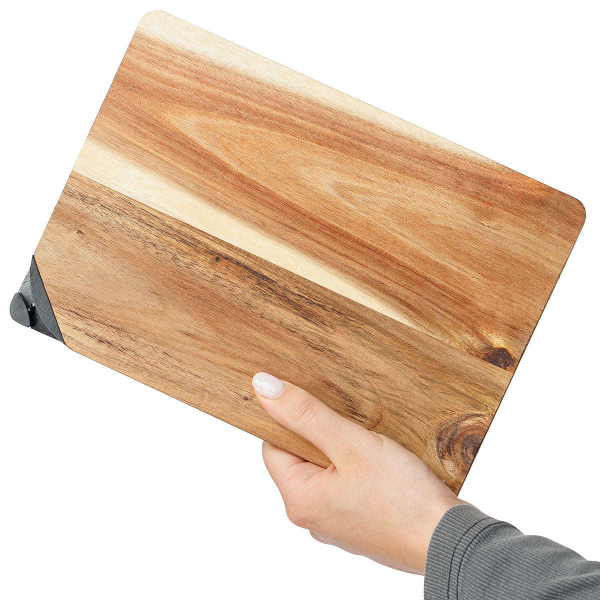 Schneidebrett Heinz, Akazienholz, Mit Messerschärfer