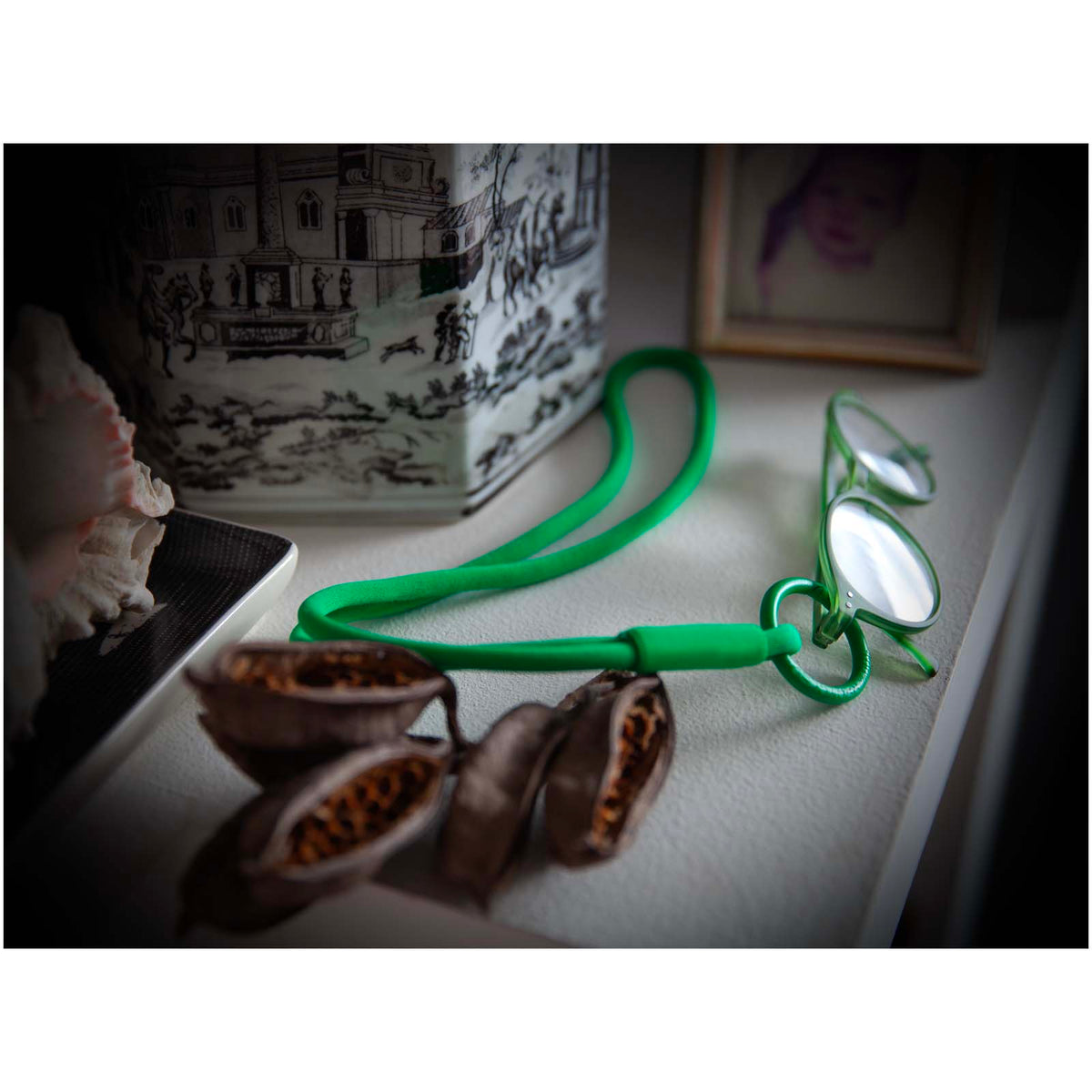 Tubyard Lanyard mit elastischem Band – Grau