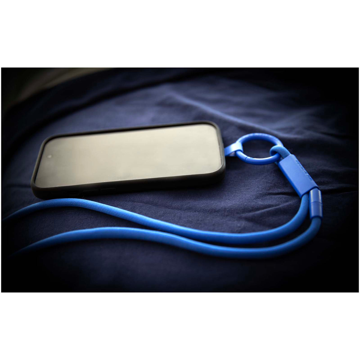 Tubyard Lanyard mit Telefonhalterung und Band – Ozeanblau