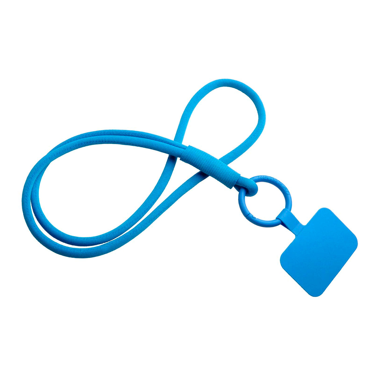 Tubyard Lanyard mit Telefonhalterung und elastischem Band – Himmelblau