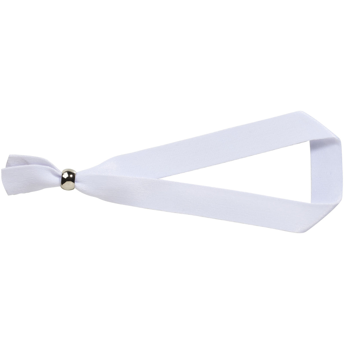 Evi Sublimation Festival Armband mit Metallverschluss Kunststoff – Weiss