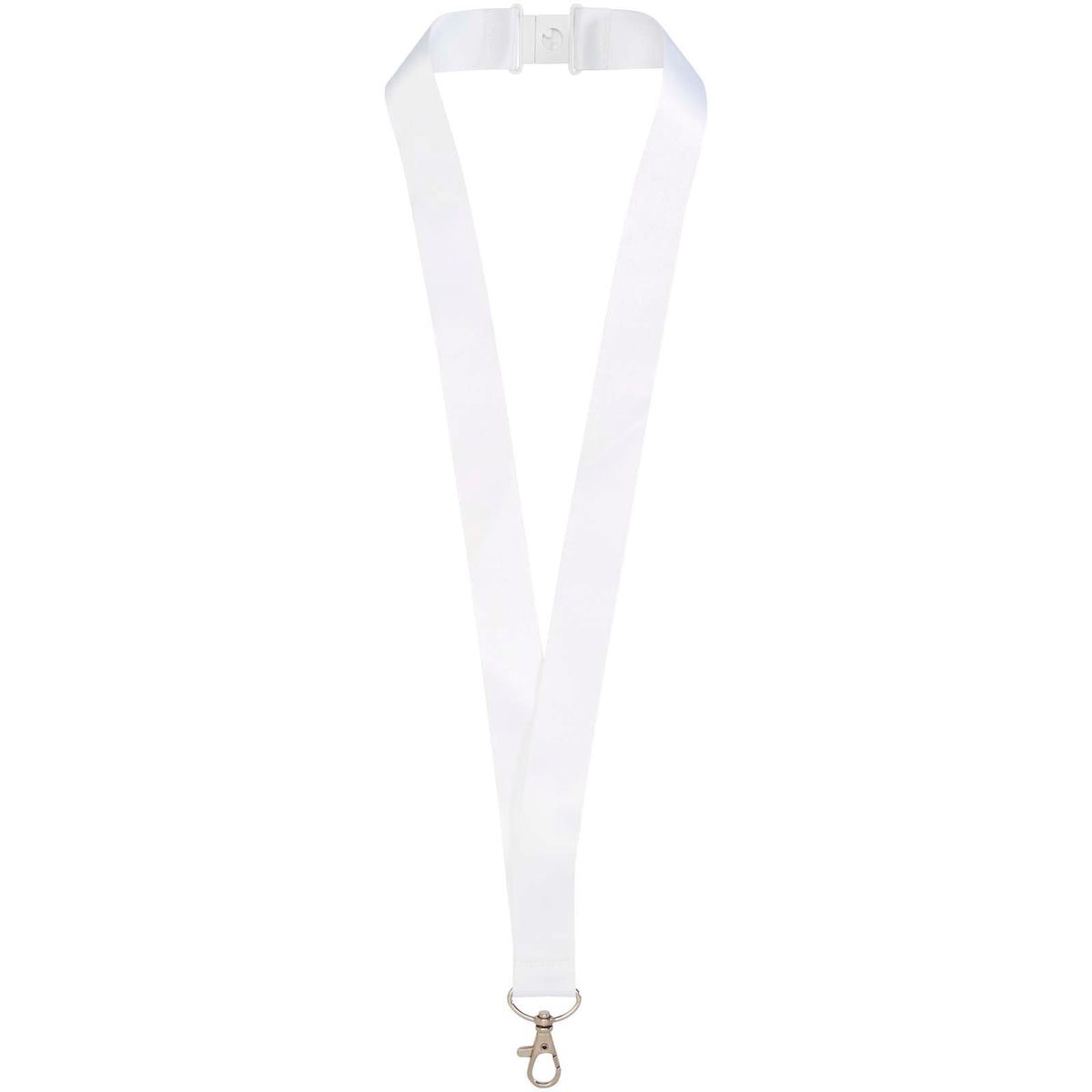 Liv Verstellbares Sublimation Lanyard – Weiss