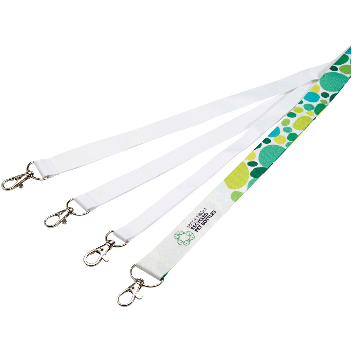 Liv Verstellbares Sublimation Lanyard – Weiss
