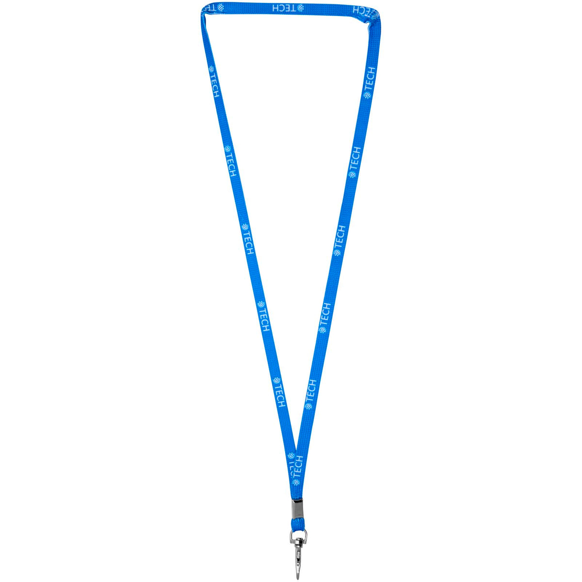 Ava Schlauchförmiges Sublimation Lanyard – Weiss
