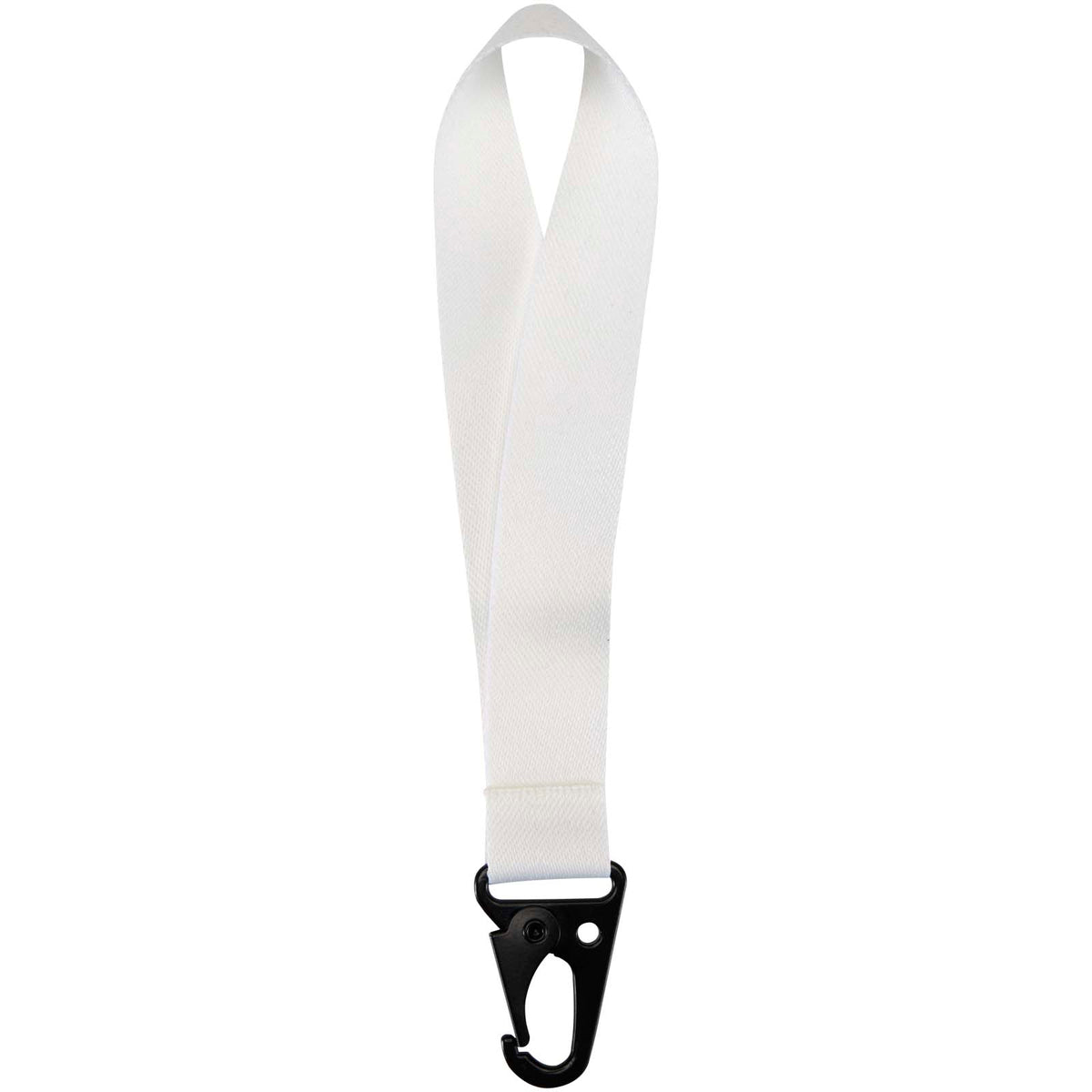 Leif PET Sublimation Gepäckanhänger mit Karabiner – Weiss