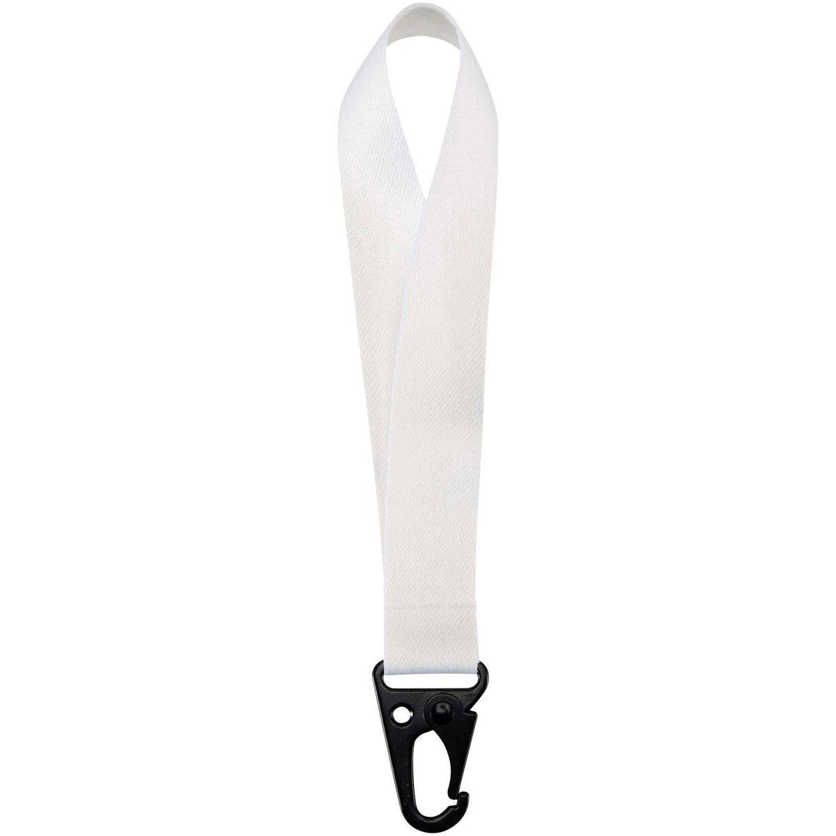 Leif PET Sublimation Gepäckanhänger mit Karabiner – Weiss