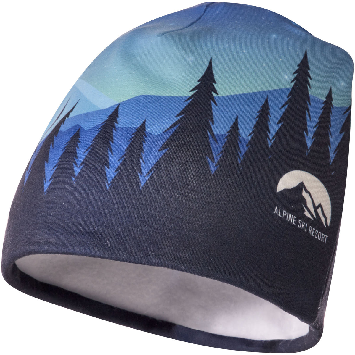 Loki Sublimation Mütze aus PET mit Fleece Schicht – Weiss