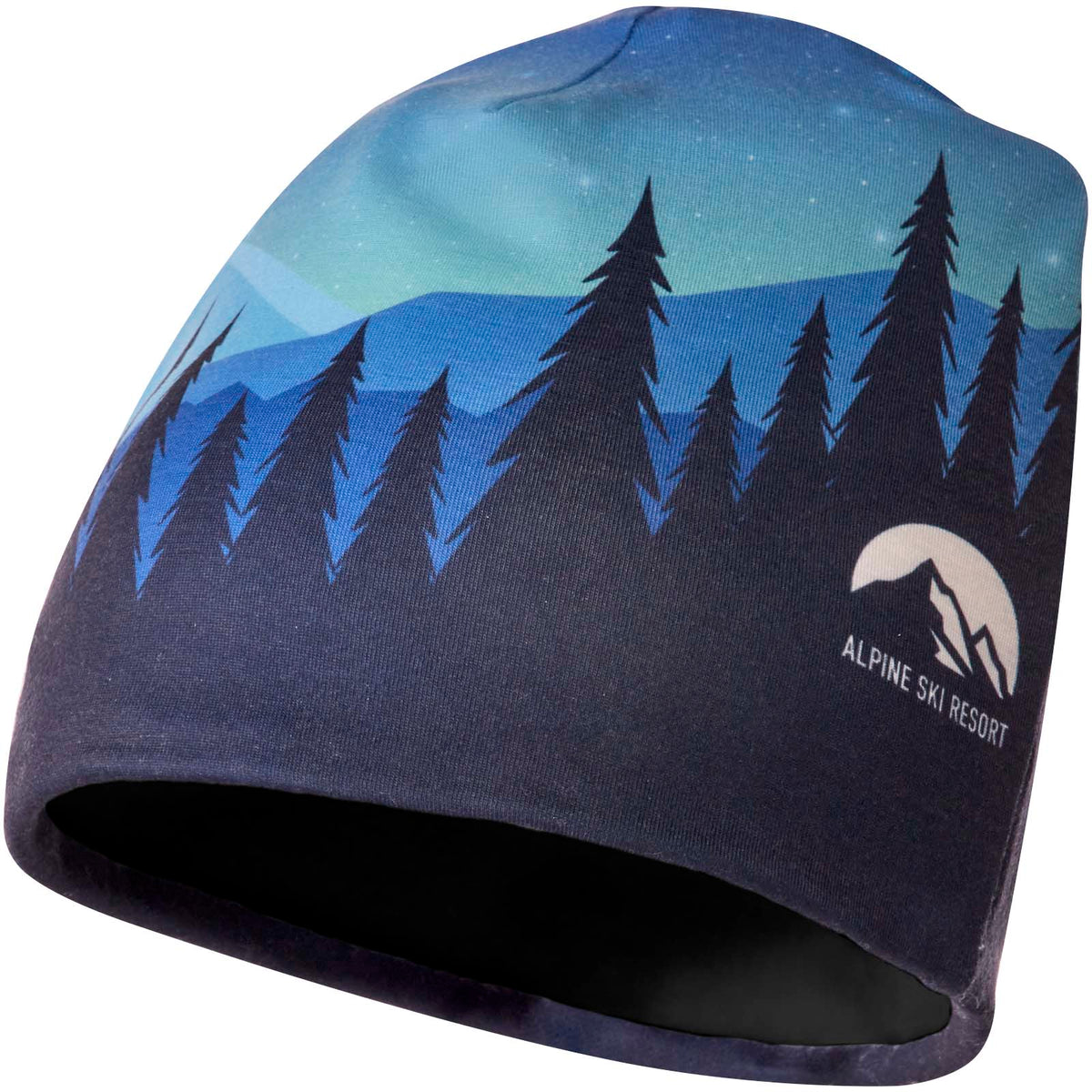 Loki Sublimation Mütze aus PET mit Fleece Schicht – Schwarz