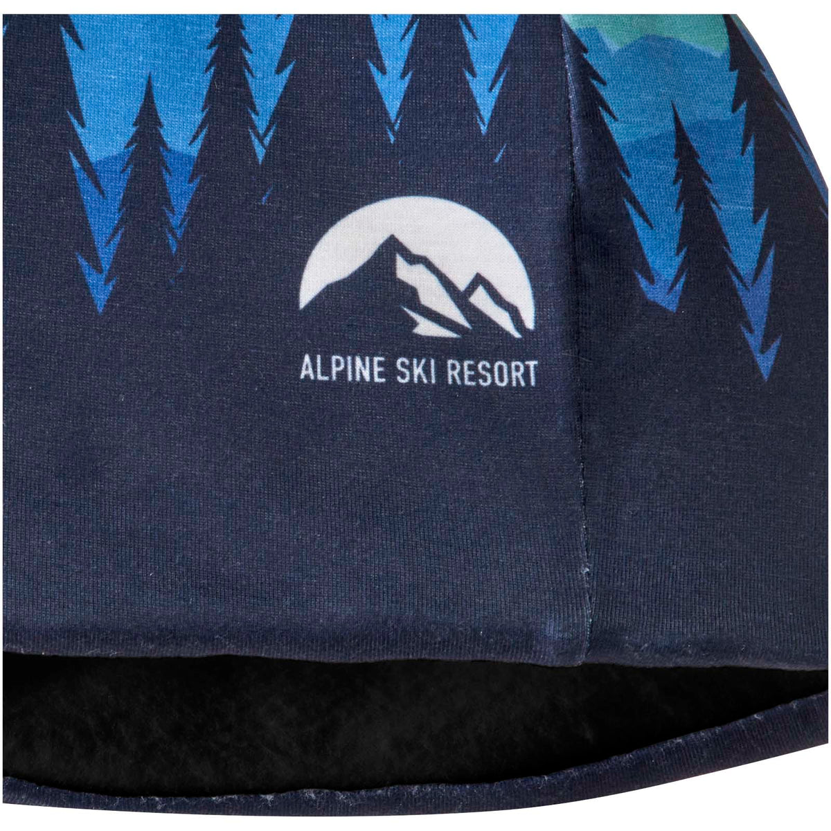 Loki Sublimation Mütze aus PET mit Fleece Schicht – Schwarz